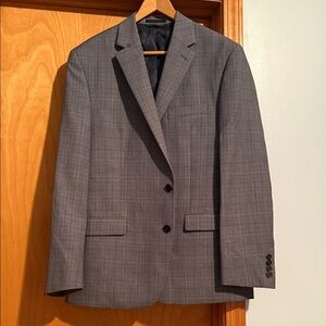 Ralph Lauren Charcoal Checkered Blazer